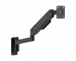 Heavy-Duty Single-Screen Gas Spring Wall Mounted Monitor Arm - Black