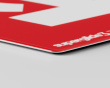 Glass Mousepad v3 XLE - Type-S - Red