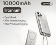 PicoGo AM41 Ultra-Slim Qi2 Magnetic Power Bank 27W 10000mAh - Titanium