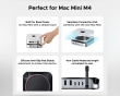 Mac Mini 11-in-1 Docking Station with SSD Expansion