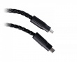 1-to-2 8K braided cable - Black