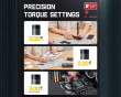 E1 Max 3.7V Electric Screwdriver Set - Grey