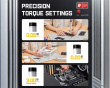 E1 Max 3.7V Electric Screwdriver Set - Silver