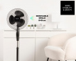 Floor Fan Greco 16 CR Elegance 40cm - Black