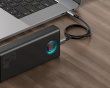 Amblight 30000mAh Powerbank, 4xUSB, USB-C, 65W