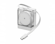 Retractable 65W Charger - White
