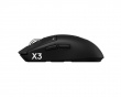 PRO X3 Superstrike Wireless Gaming Mouse - Midnight Black