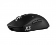 PRO X3 Superstrike Wireless Gaming Mouse - Midnight Black