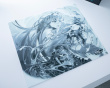 The Advent - Monochrome Edition - Glass Mousepad