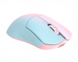 Huan M Magnesium Wireless Gaming Mouse - Blue/Pink