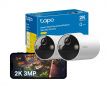 Tapo C410 Smart Wire-Free Indoor/Outdoor Security Camera (2-pack)