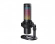 VOXARA USB Gaming Condenser Microphone RGB - Black