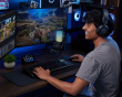 VOXARA USB Gaming Condenser Microphone RGB - Black