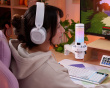 VOXARA USB Gaming Condenser Microphone RGB - White