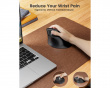 EM05 NL Vertical Wireless Trackball Mouse - Black/Red