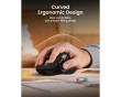 EM25 Fast-Scroll Ergonomic Mouse - Black