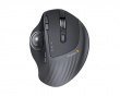 EM01 NL Wireless Ergonomic Trackball Mouse  Black/Gray Ball - Black
