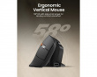 EM11 PRO Ergonomic Vertical Mouse - Black