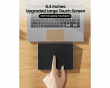 T1 PLUS Wireless Bluetooth Trackpad - White/Silver