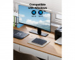 T1 PLUS Wireless Bluetooth Trackpad - White/Silver