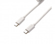 Coiled Aviator Cable Straight 8K White