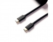 Coiled Aviator Cable Straight 8K Black
