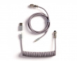 Coiled Aviator Cable Straight 8K Grey