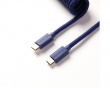 Coiled Aviator Cable Straight 8K Blue