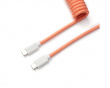 Coiled Aviator Cable Straight 8K Pink Orange