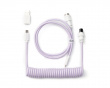 Coiled Aviator Cable Straight 8K Light Purple