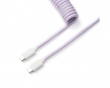 Coiled Aviator Cable Straight 8K Light Purple