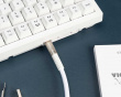Double-Sleeved Geek Cable 8K White