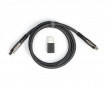 Double-Sleeved Geek Cable 8K Black