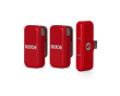 Wireless Micro USB-C Microphone System - Red