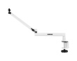 Shure by Gator Low-Profile Desktop Mic Boom Stand - White