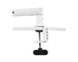 Shure by Gator Low-Profile Desktop Mic Boom Stand - White