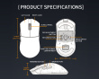 M3 Ultra Wireless Gaming Mouse - White
