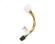 HDD Molex (Male/Female) 3 Pin to BTX 6 Pin PSU Cable 15cm