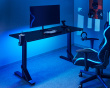 Heavy Duty RGB Gaming Desk (1360X600) - Black (DEMO)