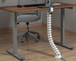 Flexible Desk Cable Management Spine - White (DEMO)