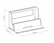 Universal Device Organizer with RGB for Desk - Grey (DEMO)