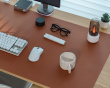 PVC Leather 1200x600mm Desk Pad - Brown (DEMO)