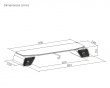 Monitor Stand with Built-In Speakers - Large - Black (DEMO)