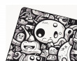 Rizz - Gaming Mousepad - SQ - Soft - Doodles - NachoCustomz Edition (DEMO)