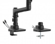 Monitor Stand 20kg Heavy-Duty 17”-49” Black with USB-Ports - 1 Screen (DEMO)