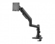 Monitor Stand 20kg Heavy-Duty 17”-49” Black with USB-Ports - 1 Screen (DEMO)