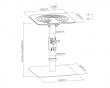 Desktop Speaker Stand - Black (DEMO)
