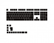 Blank PBT Keycap Set MDA Profile - Black (DEMO)