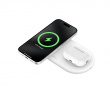 Boost Charge Pro 2-in-1 Qi2 Magnetic Charging Pad - White (DEMO)