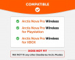 FreeZe Nova Pro Wireless Ear Cushions - Black (DEMO)